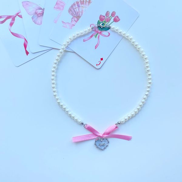 Pearl Heart Kolye
