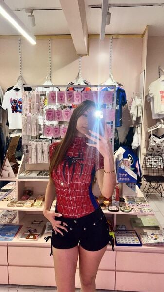 Kırmızı Spider Çıtçıtlı Body