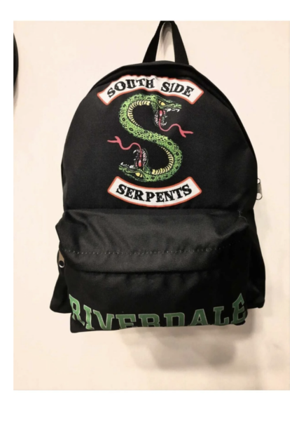 Riverdale baskılı sırt okul çantası
