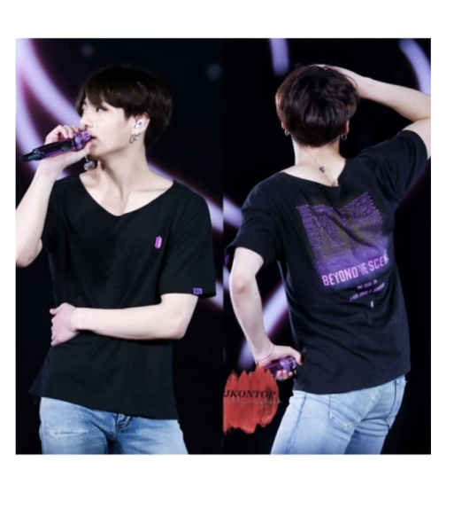BTS Beyond baskılı t-shirt
