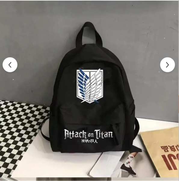 Attack on titan  Baskılı Okul -Sırt Çantası