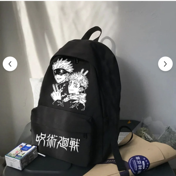 Jujutsu Kaisen  Baskılı Okul -Sırt Çantası