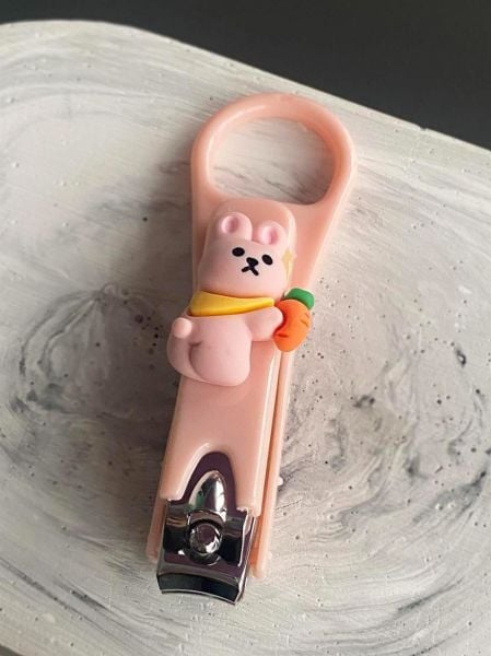 Kawaii Pembe Tavşan Figürlü Tırnak Makası