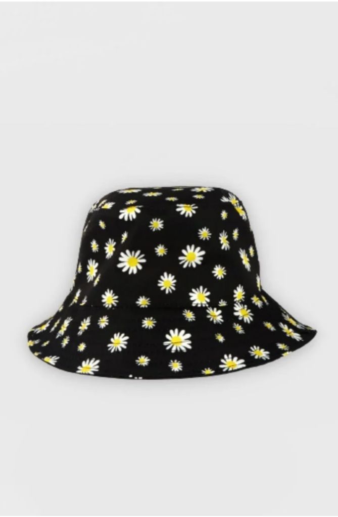 Papatya Desen Balıkçı Şapka Bucket Hat