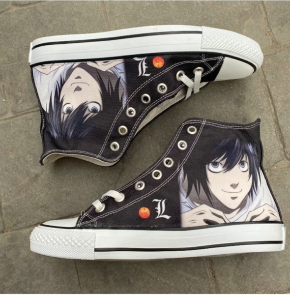 Death Note Baskılı Sneaker Ayakkabı