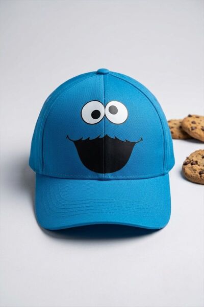 Mavi Cookie Monster Baseball Şapka