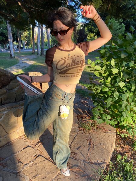 Y2k Mavi Eskitme Bdg Jean