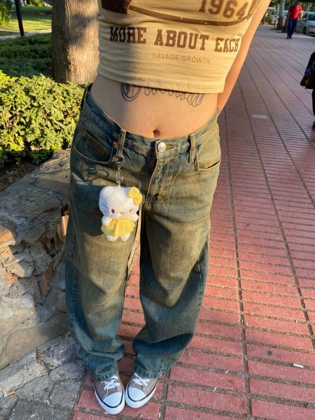 Y2k Mavi Eskitme Bdg Jean
