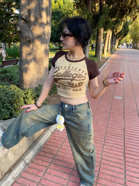 Y2k Mavi Eskitme Bdg Jean