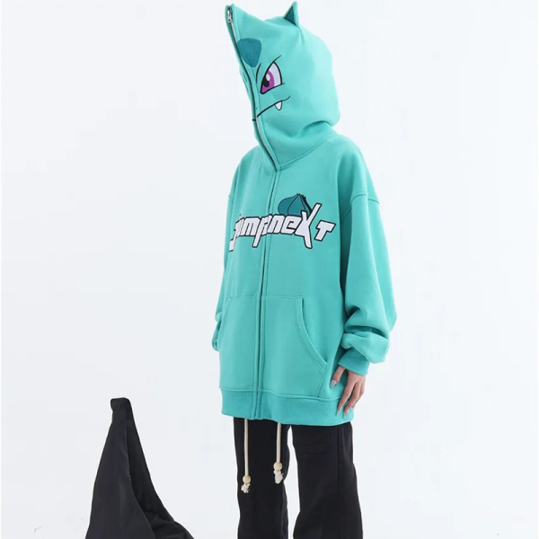 Mavi Balbazar Jumpnext Fermuarlı Kapüşonlu Sweatshirt