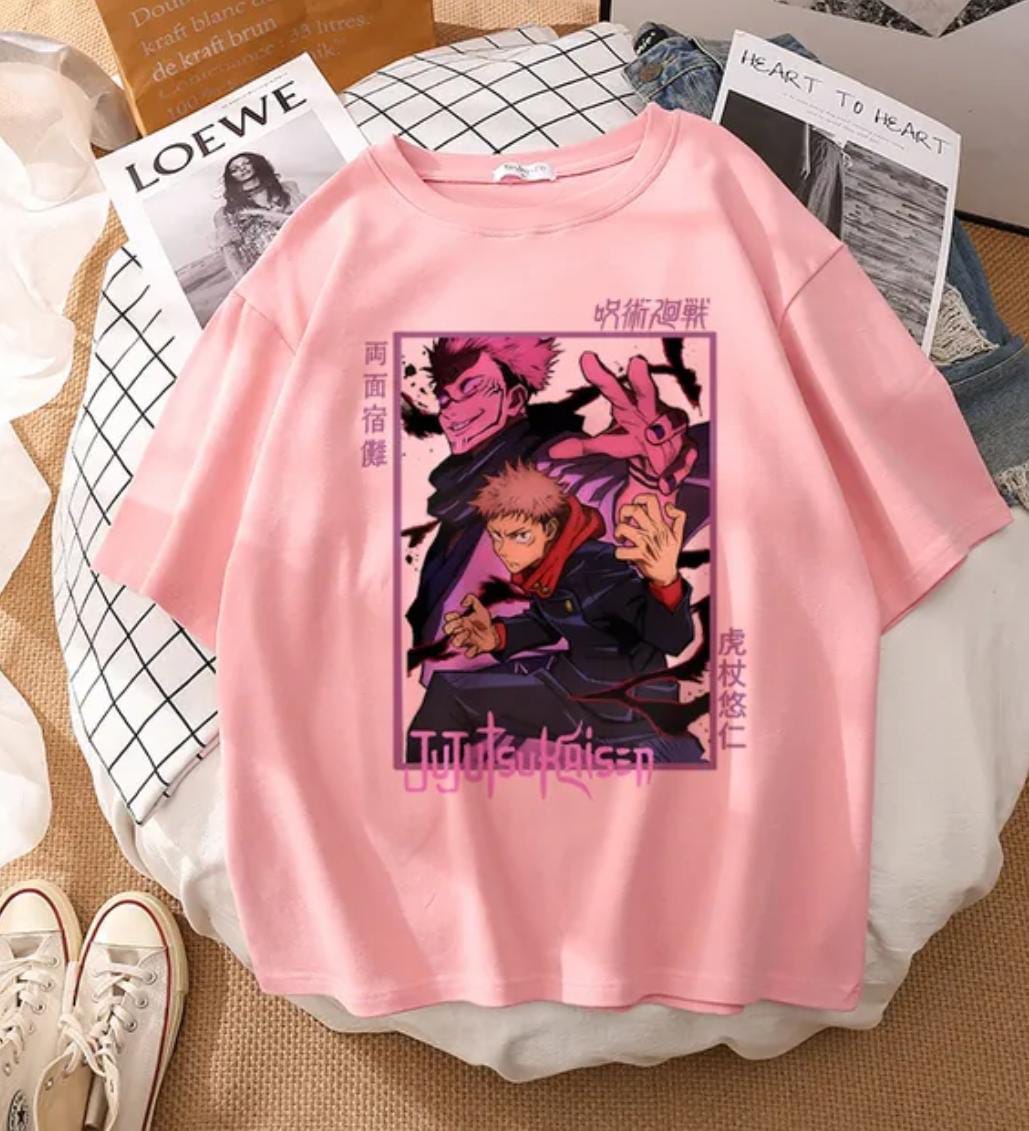 Jujutsu Kaisen Pembe Unisex T-Shirt
