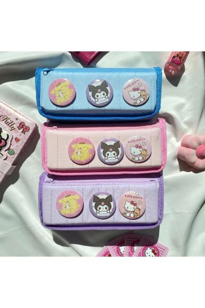 Mor Sanrio Rozet Kalemlik