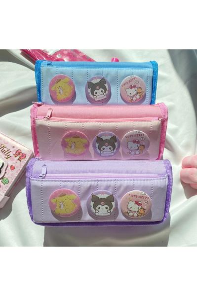 Mor Sanrio Rozet Kalemlik