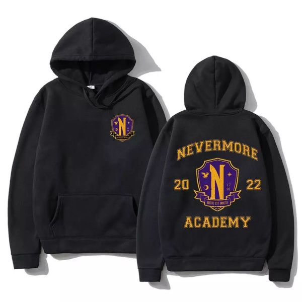 Wednesday/Nevermore Kapşonlu (Unisex)
