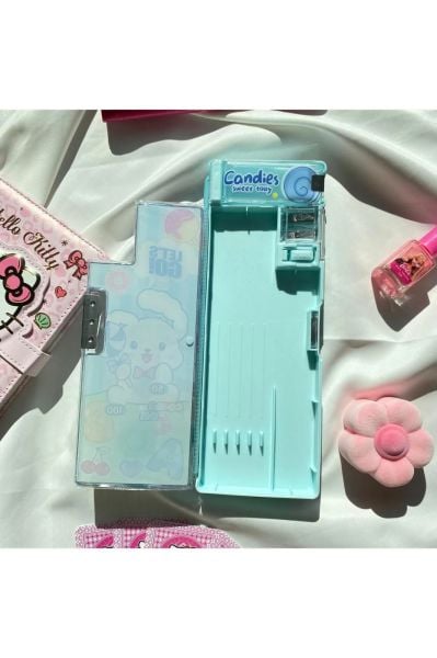Mavi Cinnamoroll Oyunlu Sulu Kutu Kalemlik