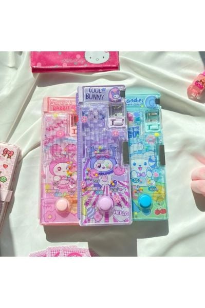 Mavi Cinnamoroll Oyunlu Sulu Kutu Kalemlik