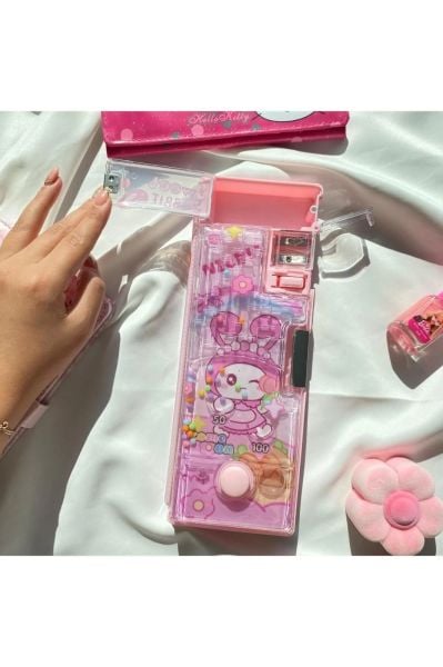 Pembe My Melody Oyunlu Sulu Kutu Kalemlik