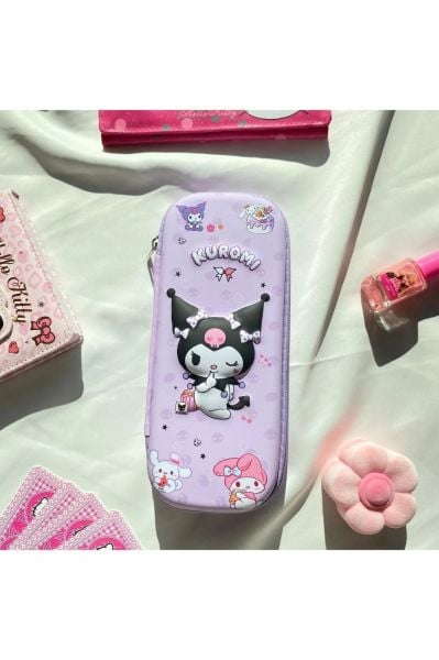 Mor Kuromi 3D Kabartma Kalemlik