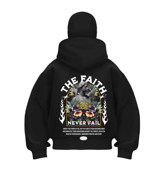 Kar Maskeli Faith Unisex Sweatshirt Hırka - Kapşonlu