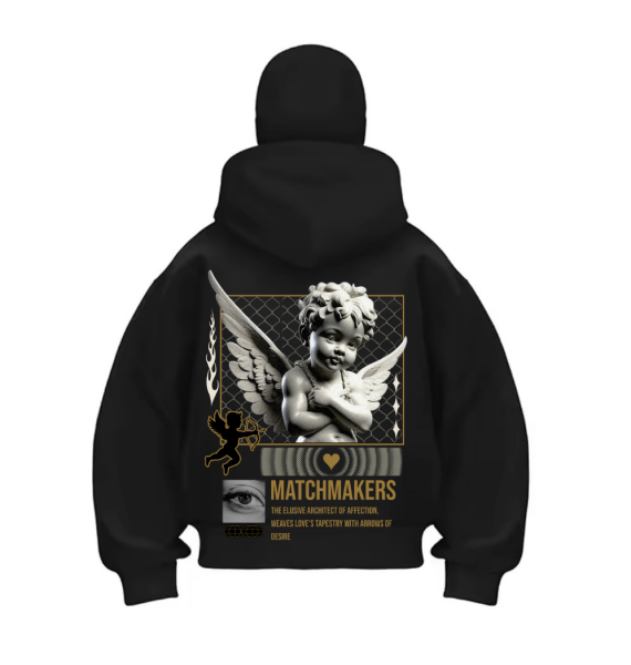 Kar Maskeli Matchmakers Unisex Sweatshirt Hırka - Kapşonlu