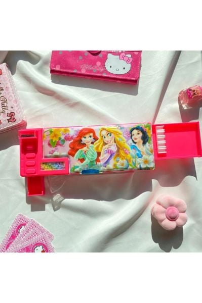 Pembe Sevimli Prensesler Kutu Kalemlik