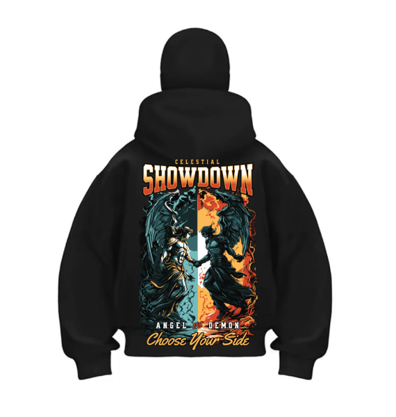 Kar Maskeli Celestial Unisex Sweatshirt Hırka - Kapşonlu