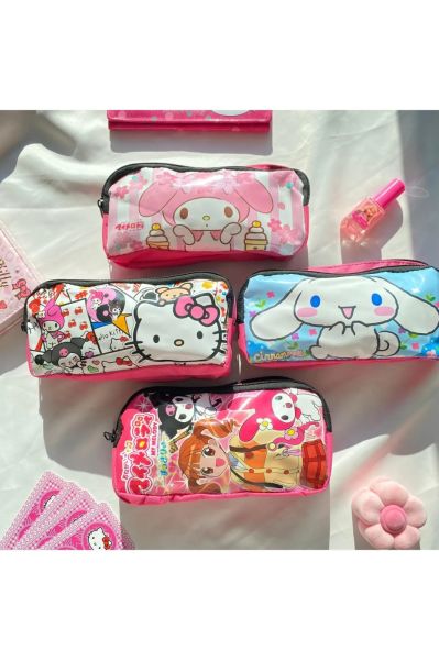 My Melody ve Kuromi Baskılı Çift Gözlü Kalemlik