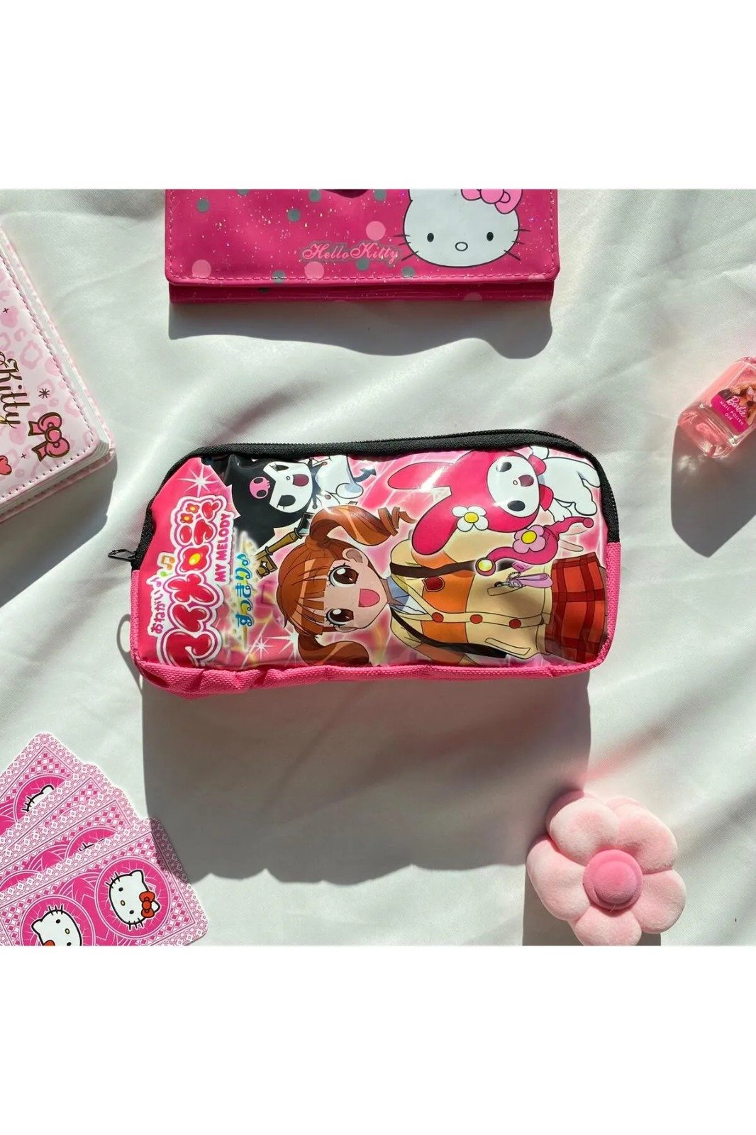 My Melody ve Kuromi Baskılı Çift Gözlü Kalemlik