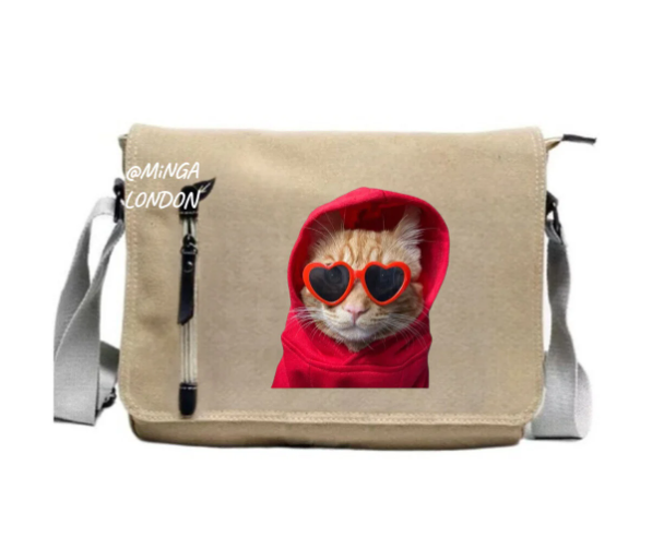 Bej Cool Cat Postacı Çantası