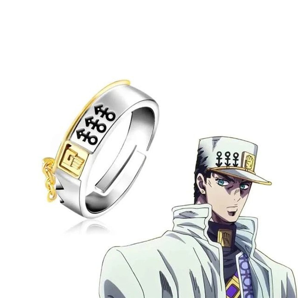 Anime Jojo'S Bizarre Adventure - Jotaro Kujo Yüzük