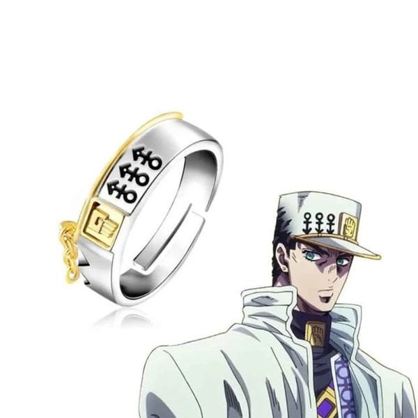 Anime Jojo'S Bizarre Adventure - Jotaro Kujo Yüzük