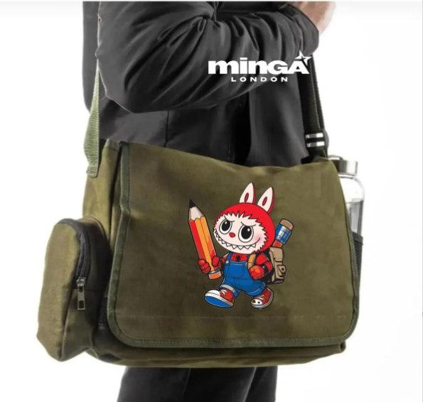 Haki Study Labubu Postacı Çantası