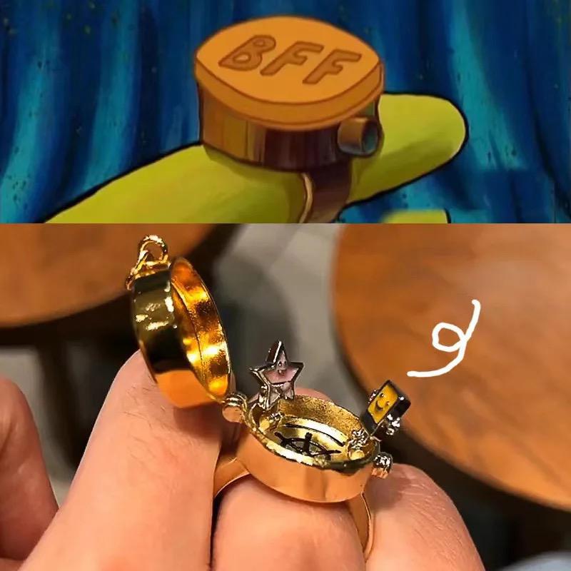 Sünger Bob BFF Yüzük