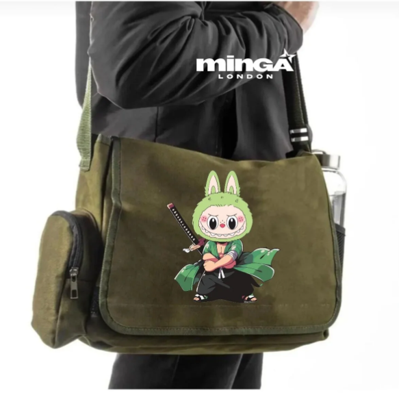 Haki Zoro Labubu Postacı Çantası