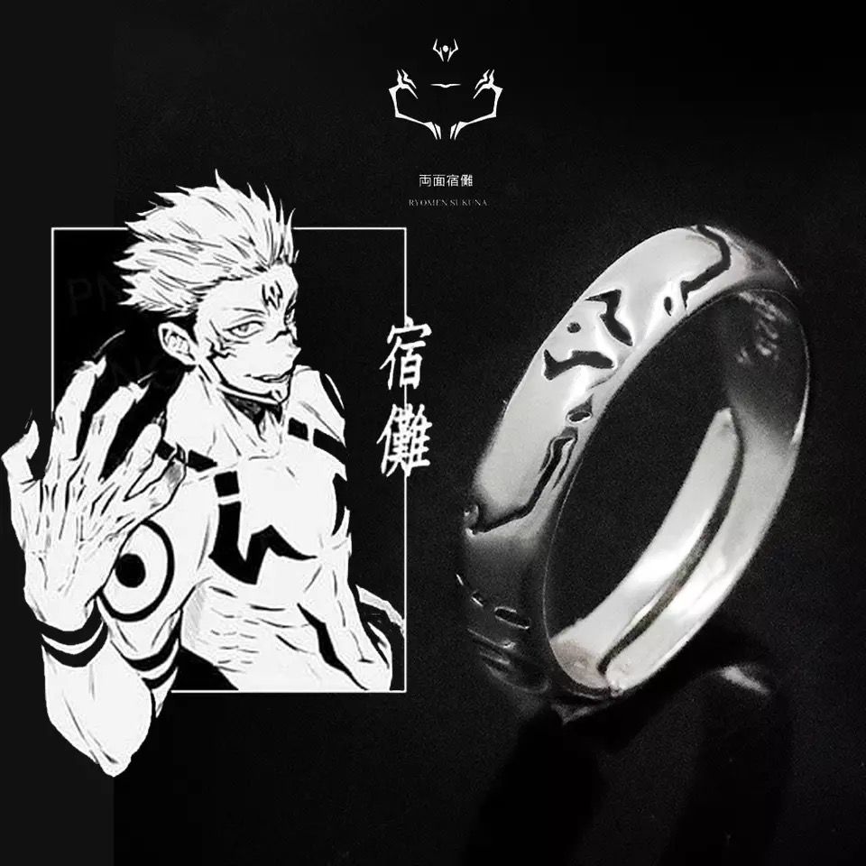 Anime Jujutsu Kaisen Ayarlanabilir Yüzük