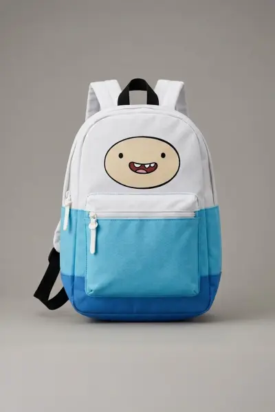 Mavi Adventure Time Finn Sırt Çantası