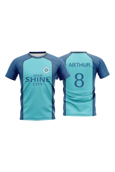 Anime Man Shine City Arthur 8 T Shirt Soccer Jersey
