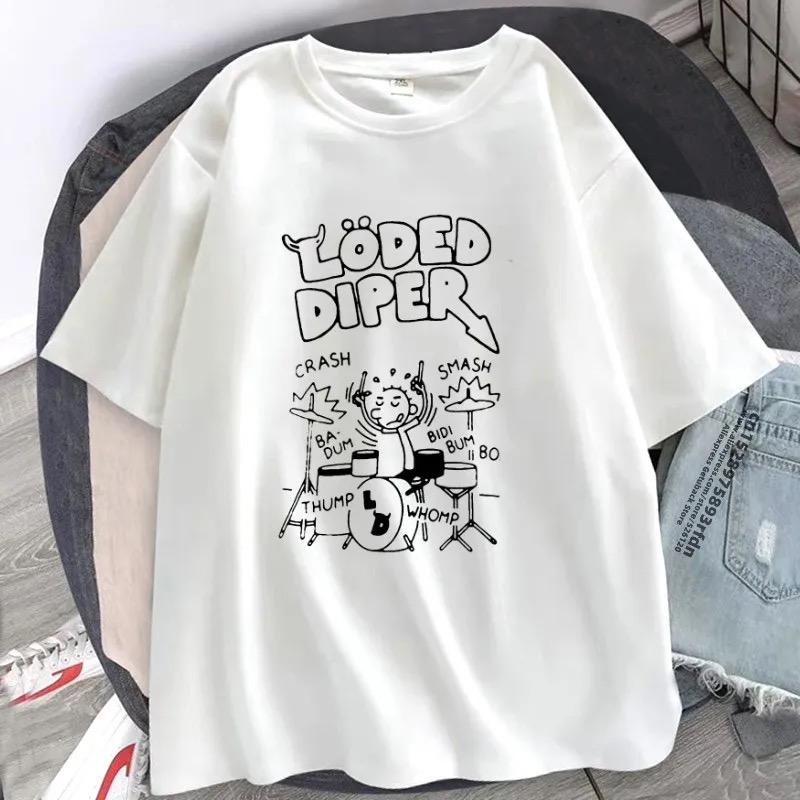 Vintage Löded Dıper Karikatür Baskılı (unisex) T-Shirt