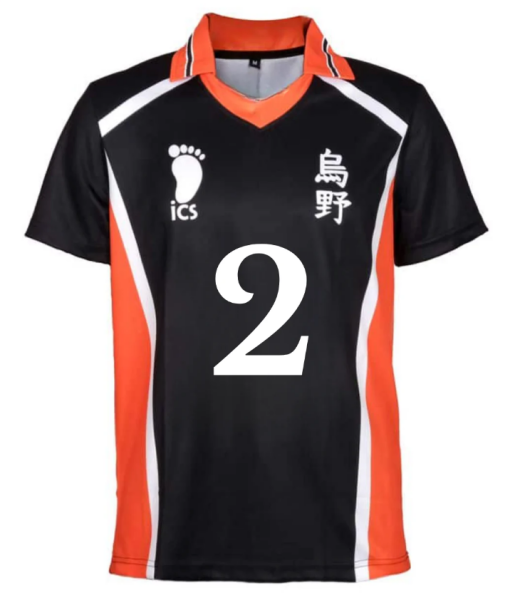 Haikyuu Jersey 2 Numara Detail Unisex Jersey Forma