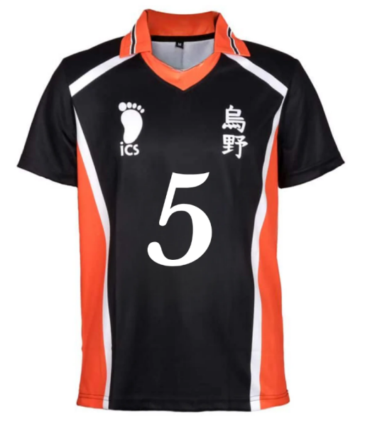 Haikyuu Jersey 5 Numara Detail Unisex Jersey Forma