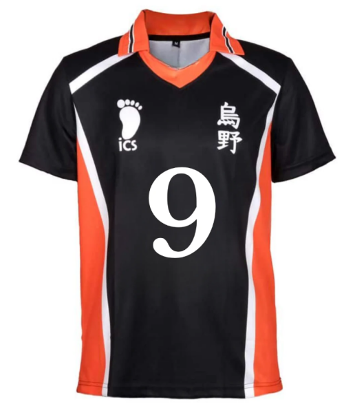 Haikyuu Jersey 9 Numara Detail Unisex Jersey Forma