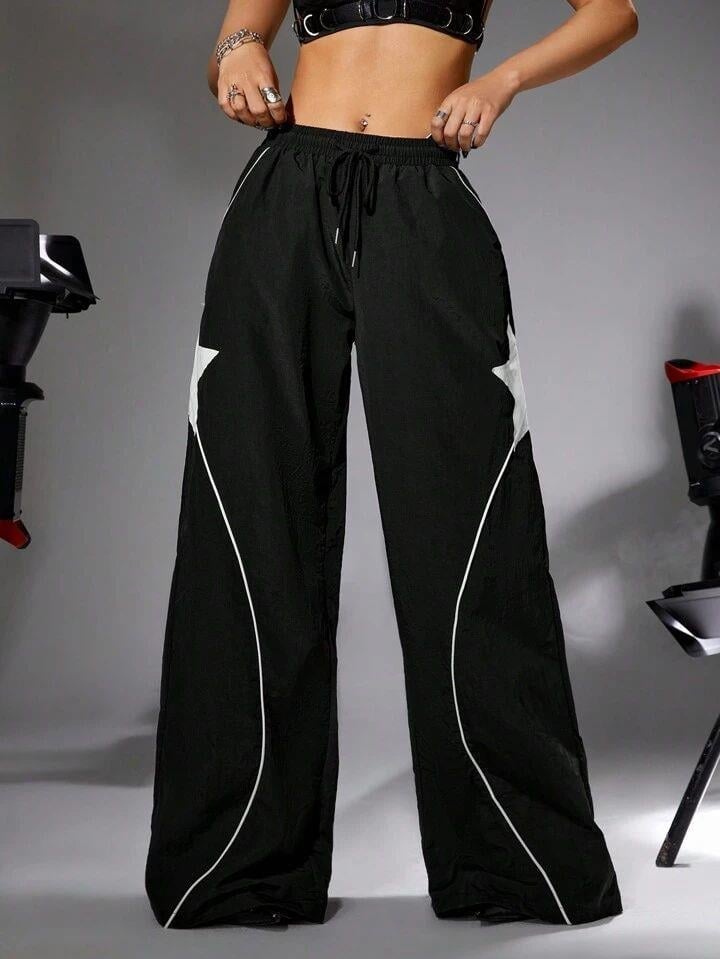 White Star Black Oversize Eşofman
