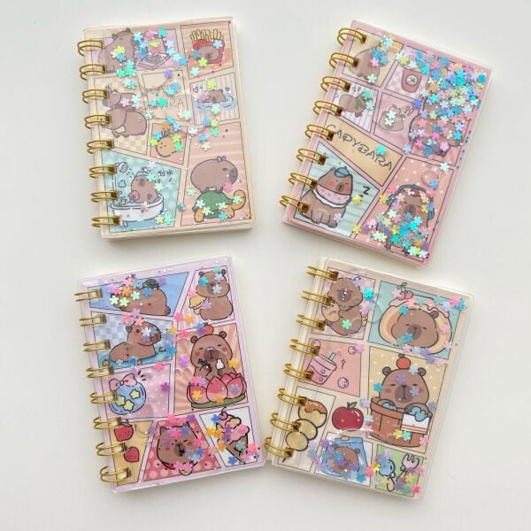 Sugar Sarı CapyBara Mini Çizgili Defter