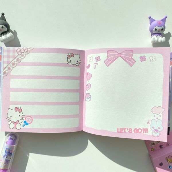 Kuromi Mıknatıs Kapaklı Defter