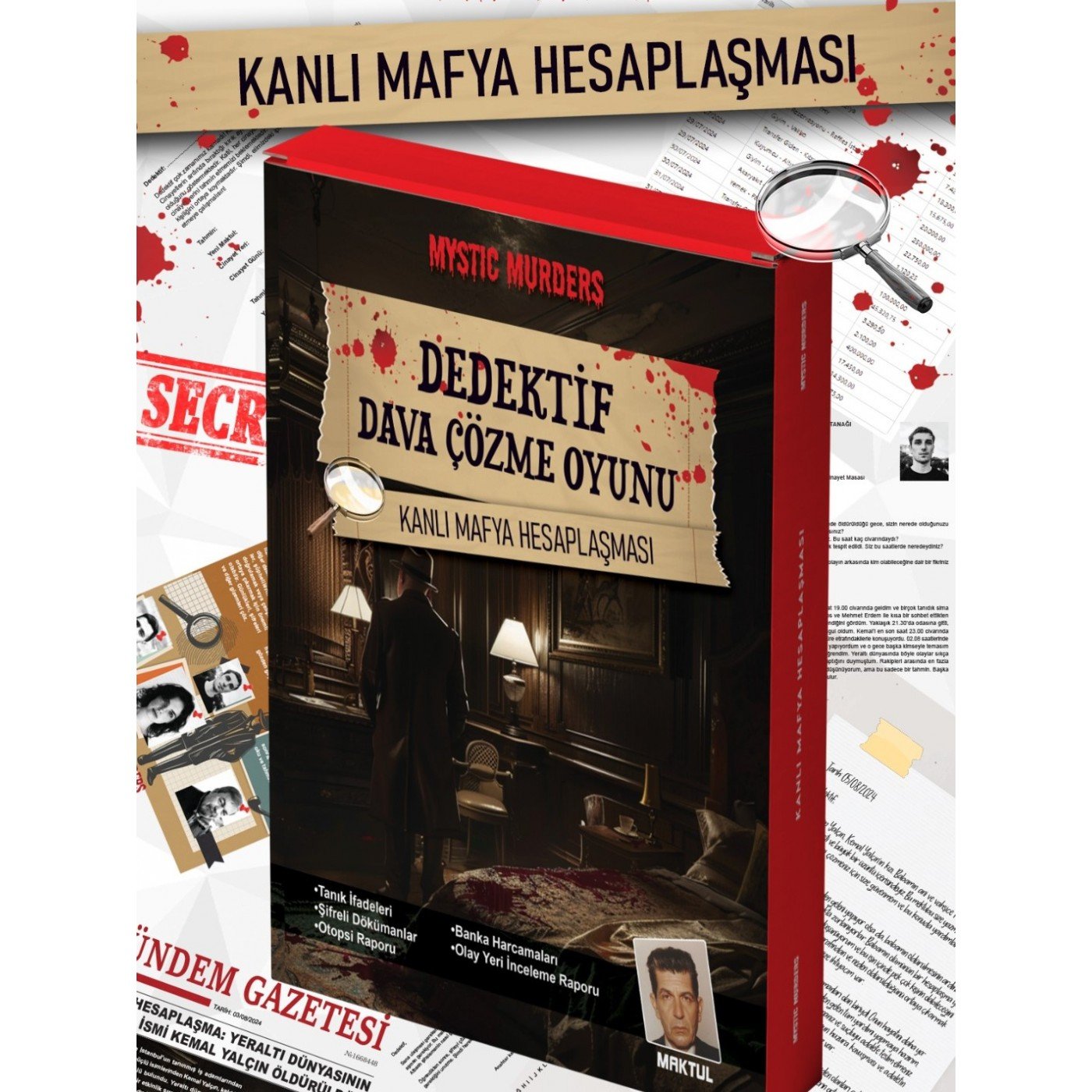 Dedektiflik Cinayet Çözme Oyunu - Kanlı Mafya Hesaplaşması