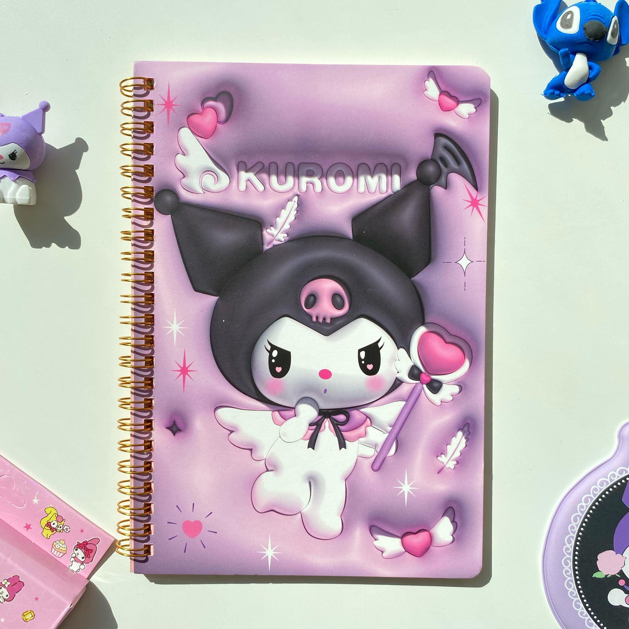 Kuromi Çizgili Defter
