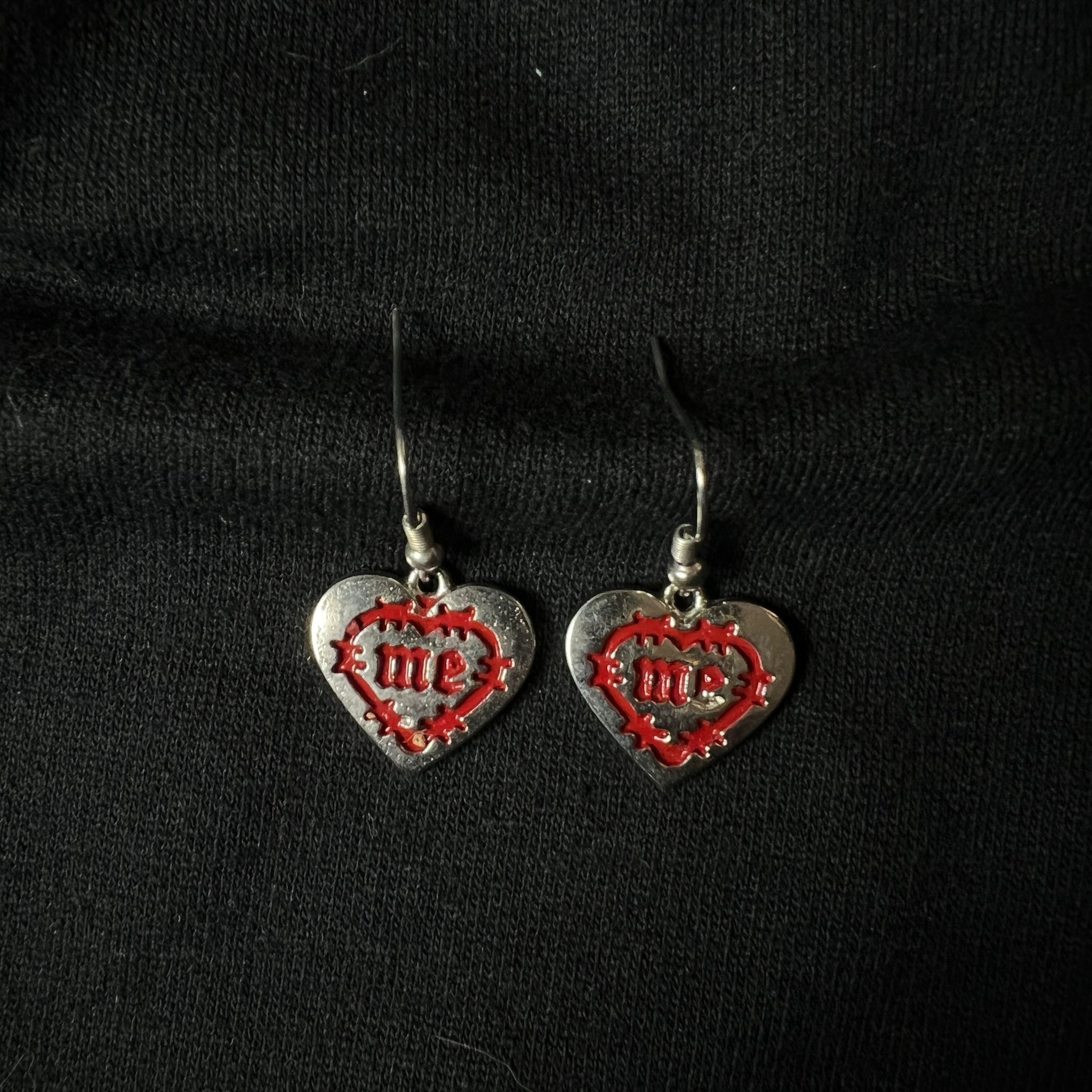 Me Red Heart Kolye