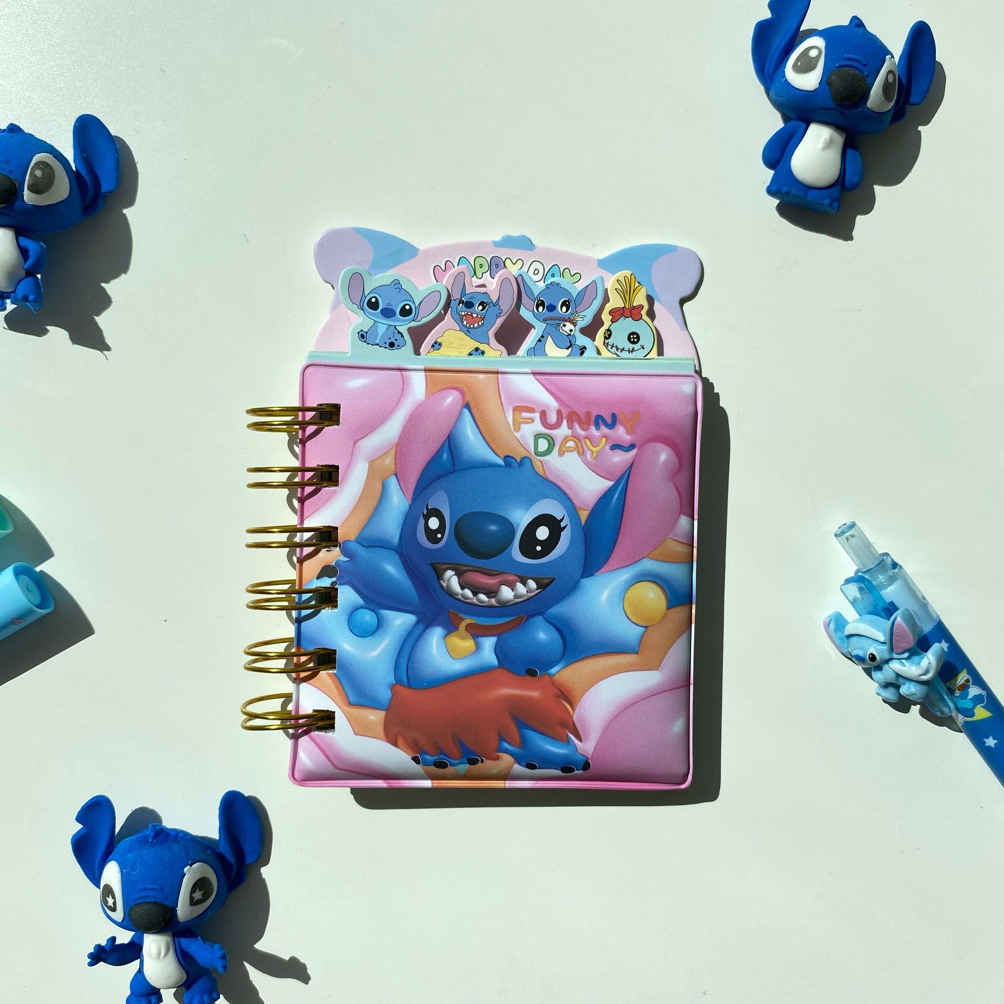 Funny Day Stitch Puffy Not Defteri