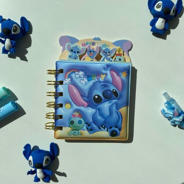 Happy Stitch Puffy Not Defteri