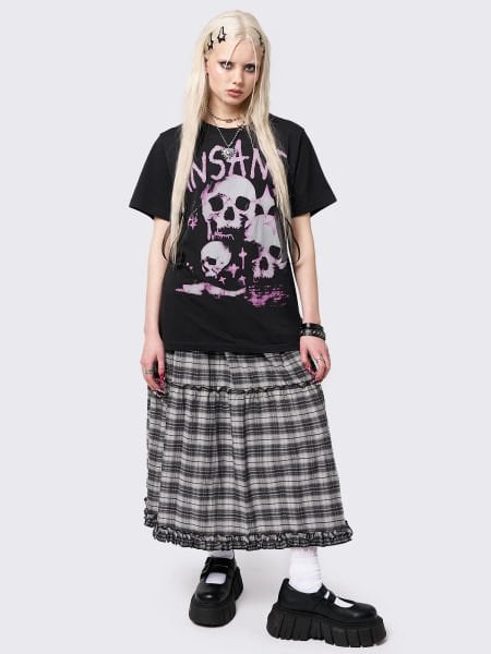 Insane Skull Graphic Oversize T-shirt